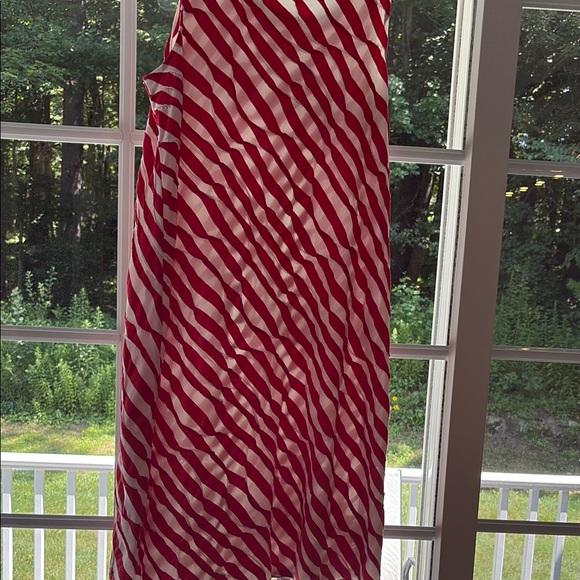 Dresses & Skirts - Red and White Striped Sleeveless Sundress
